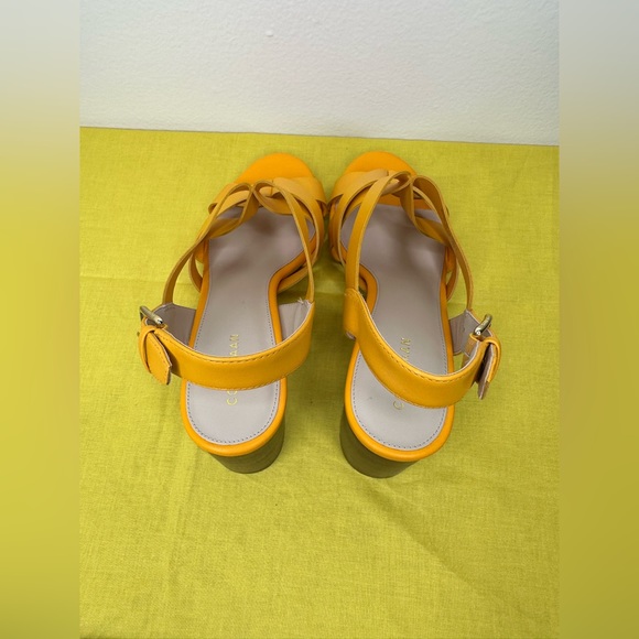 NWOB COLE HAAN JAMIE SANDALS RADIEN YELLOW - Picture 11 of 11